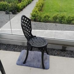 Iron garden chair
