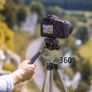 Camera Tripod St@r 75 (light tripod with 3-way head, photo tripod with 42.5-125cm height, tripod incl. carrying case, camera tripod suitable for SLR and system cameras Image 4