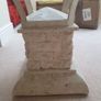 Italian Marble & Glass Side Table Image 4