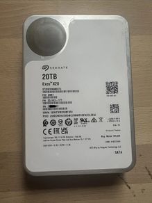 Seagate Exos X20 20TB Enterprise SATA Hard Drive (3.5" HDD)