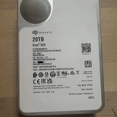 Seagate Exos X20 20TB Enterprise SATA Hard Drive (3.5" HDD)
