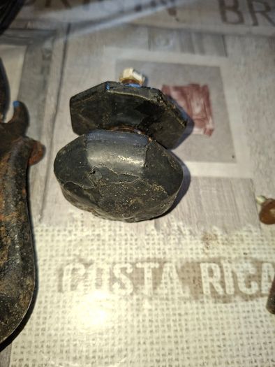 Old Cast Iron Door Knocker, Handle and Letterbox Postage Available Sold together
