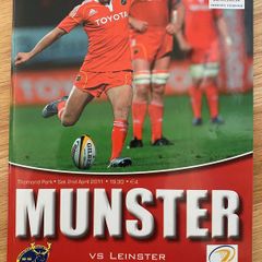 2011 Munster v Leinster - Magners League Programme
