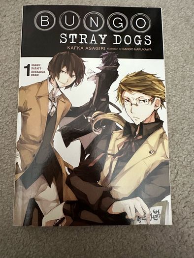 Bungo Stray Dogs Vol 1-3 Light novel English