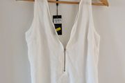 White chiffon top