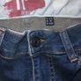 Shorts jeans 11 degrees skinny fit denim blue size W 34 brand new Image 7