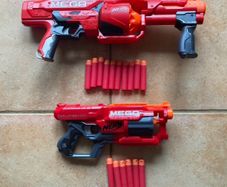 Nerf Mega Rotary Blaster & Cycloneshock Blaster Bundle