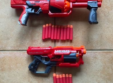 Nerf Mega Rotary Blaster & Cycloneshock Blaster Bundle