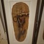 Beautiful pair of mid century style abstract paintings,African/tribal motif,skibbreen framed Image 4