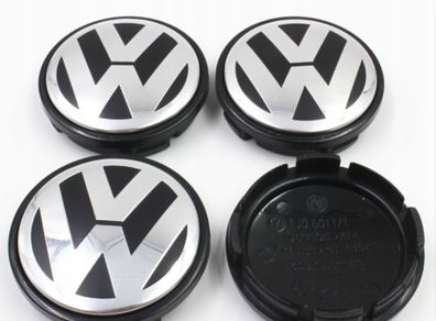 4 x Alloy Wheel Centre Caps 56mm for  Volkswagen 1J0601171