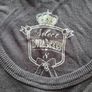 Princess Gold Rhinestone Ribbed Tank Top Image 3