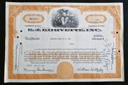 1962 E.J. Korvette Inc. Common Stock Bond Certificate