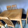 dining table with 6 chairs Image 2