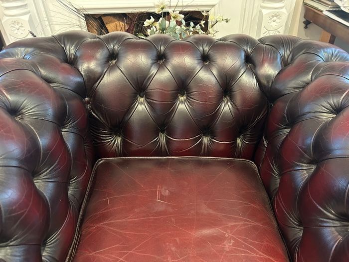 Leather armchair