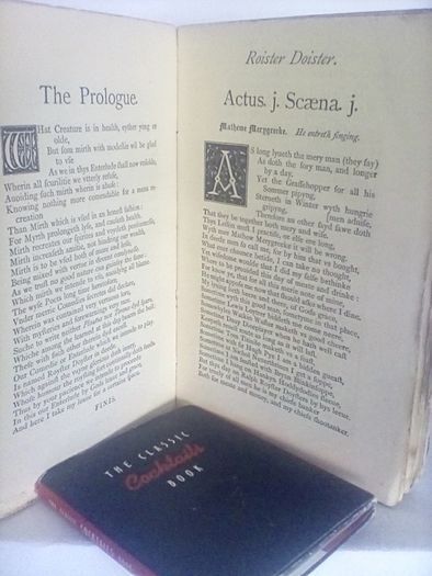Roister Doister by Nicholas Udall 1553 - Carefully Edited by Edward Arber, English Reprints,1869 (HQ464)