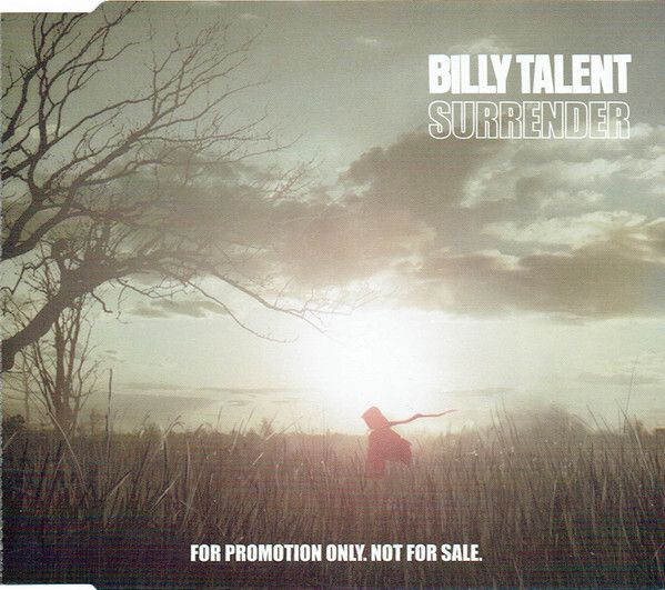 Billy Talent "Surrender" CD, Single, Promo
