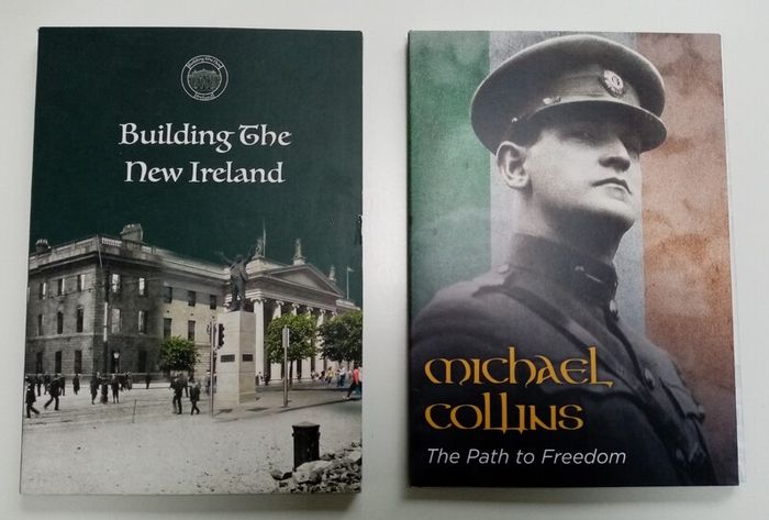 Michael Collins Commemorative Coins - The Path To Freedom Coin - Building The New Ireland Coin