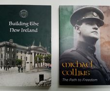 Michael Collins Commemorative Coins - The Path To Freedom Coin - Building The New Ireland Coin