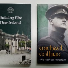 Michael Collins Commemorative Coins - The Path To Freedom Coin - Building The New Ireland Coin