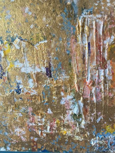 Architectural Opulence Meets Quiet Luxury Original Abstract Art Irish Artist Gold Art Gold Painting