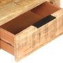 TV Cabinet 90x30x40 cm Solid Rough Mango Wood Image 6