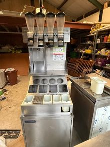 Milk shake machine and stand