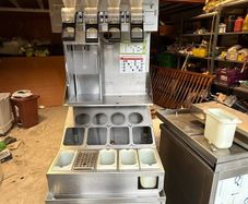 Milk shake machine and stand