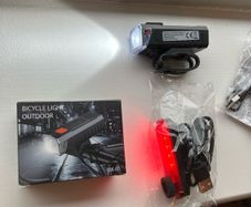 bike light set USB charge