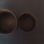Pair of Vintage Hand-Etched Brass Lassi Cups, Antique Indian Style Image 2