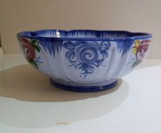 Hand Painted Ceramic  Fruit Bowl