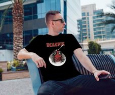 Deadpie cool funny mans Deadpool inspired t-shirt tee top shirt