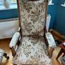 Reupholstered Vintage 3 Piece Suite & Chaise Image 4