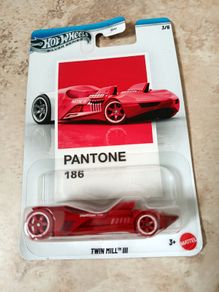 Hot Wheels 2025 Twin Mill III Pantone 186 Silver Series 3/6 JKY47