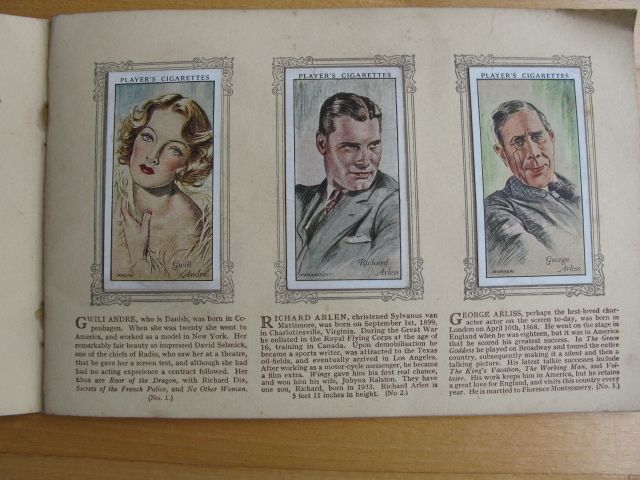John Player & Sons - An Album Of Film Stars