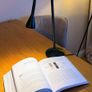 Black LED Desk / Reading Lamp, Flexible Neck, Like New Image 2
