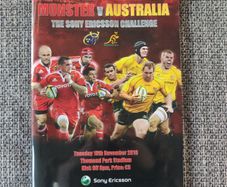 Munster Vs Australia A Golden Game Program