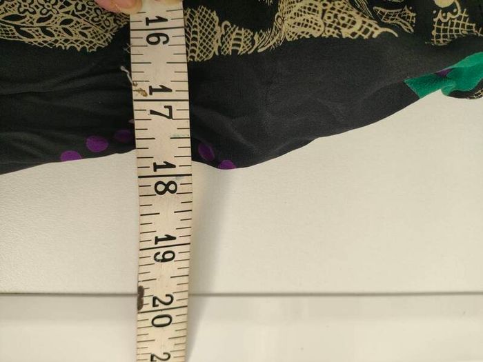 vintage 70s 80s Black print wrap dress