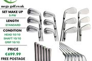 New Cobra King 2026 Irons / 5-Pw / Kbs Tour Lite Regular