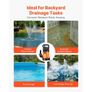 650W Submersible Sump Pump, 15000 L/H, PP-GF20 Submersible Sewage Dirty Clean Water Pump with Automatic Float Switch, Long Cord, 8M Max Lift, Image 3