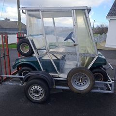 golf buggy abd trailer