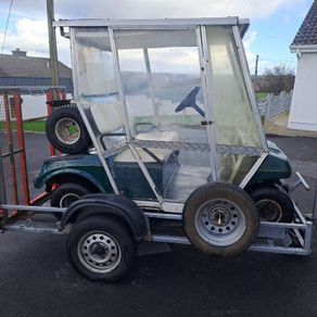golf buggy abd trailer
