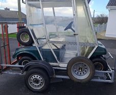 golf buggy abd trailer