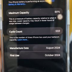 IPhone 16 pro max 512GB with Apple care plus