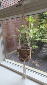 macrame hanging planter