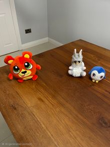 Crunchimals + Bush Baby plush toys