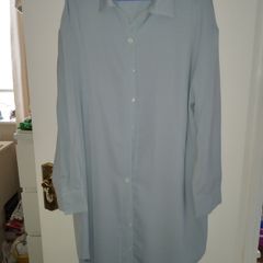 Blue shirt dress