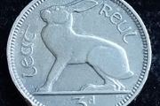 Ireland - 1933 - 3 Pence - Hare - TONED - KM.4 - [2727]
