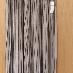 Pillar Pleated Metalic Midi Skirt