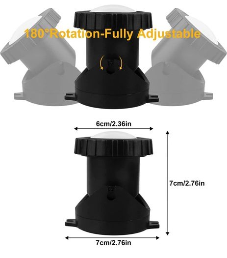 Pond Lights Mains Powered, RGB Underwater Spot Light Aquarium Lights with Remote Control IP68 Waterproof Multicolour Submersible Lights for Fish Tank Garden Yard Pool Fountain Pond MULTIPLE OPTIONS AVAILABLE (FREE PISTAGE)