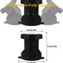 Pond Lights Mains Powered, RGB Underwater Spot Light Aquarium Lights with Remote Control IP68 Waterproof Multicolour Submersible Lights for Fish Tank Garden Yard Pool Fountain Pond MULTIPLE OPTIONS AVAILABLE (FREE PISTAGE) Image 5